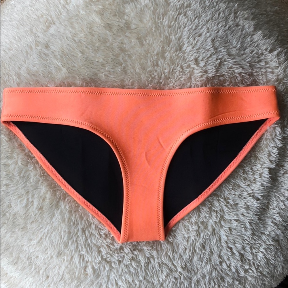TRIANGL Neon Orange Bikini Bottoms Sz Med